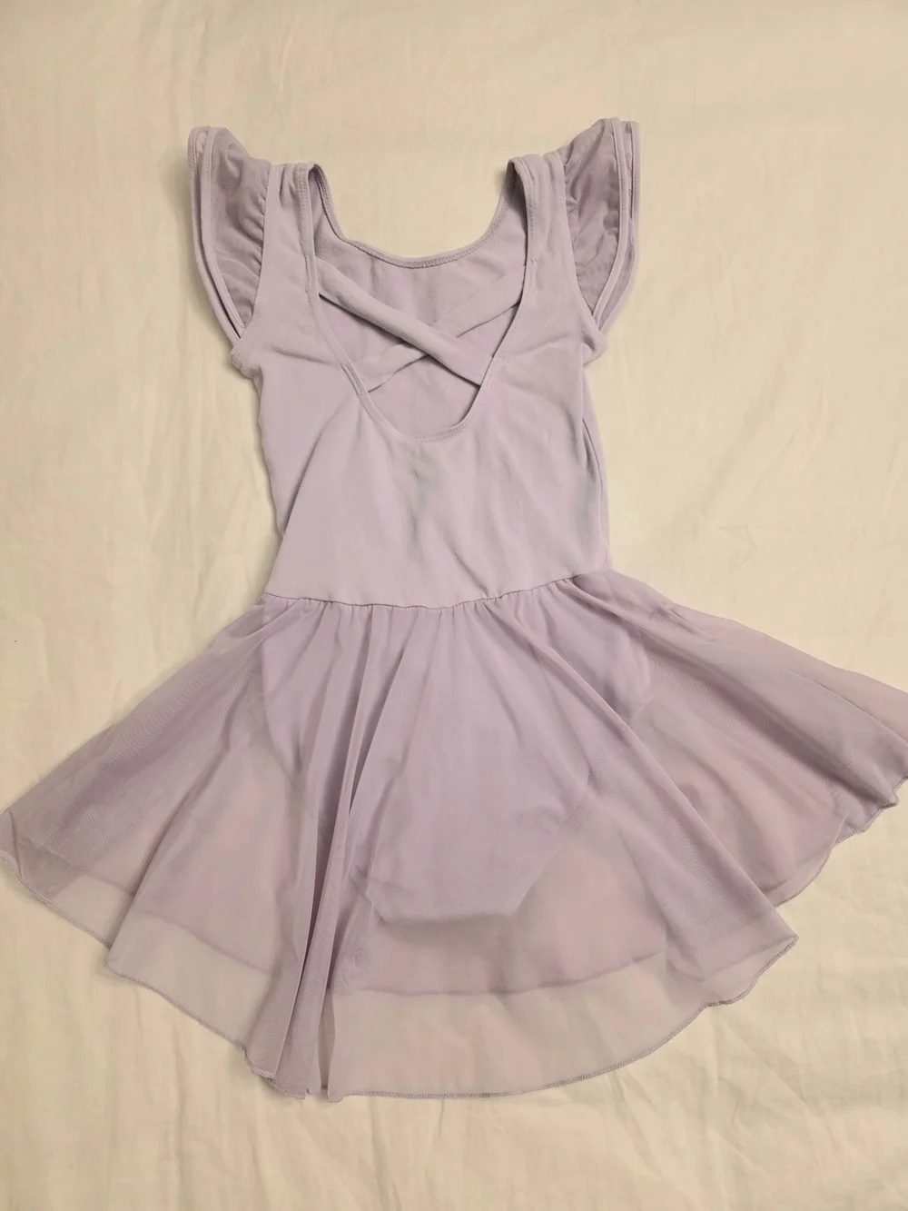 Lilac Ballet Leotard With Chiffon Skirt Girls 6